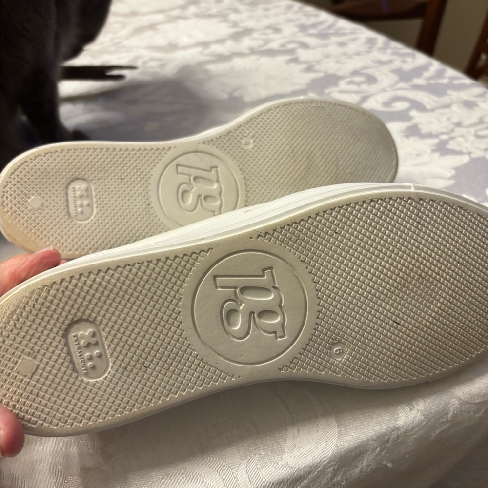 Paul Green Hadley Classic White Leather Women's Sneakers - Picture 6 of 7